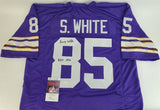Sammy White Signed Vikings Jersey Inscribed "ROY 1976" (JSA COA) Minnesota WR