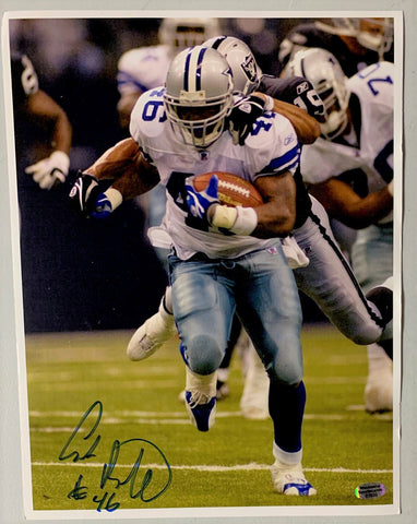 Cowboys ERIK BICKERSTAFF Signed 8x10 Photo #1 AUTO ~ WI Badgers ~ Cowboys