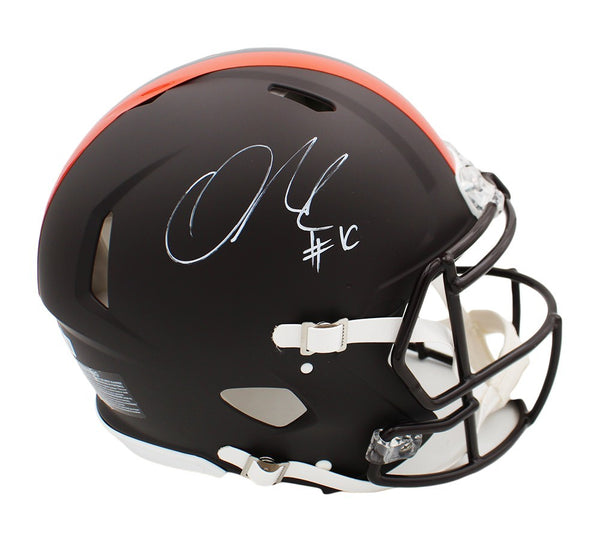 Quinshon Judkins Signed Cleveland Browns Speed Authentic Alt 2025 Brown Helmet
