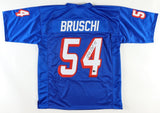 Tedy Bruschi Signed New England Patriots Jersey (Beckett) 3xSuper Bowl Champion