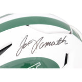 Joe Namath Autographed/Signed New York Jets SpeedFlex Helmet PSA 50854