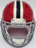 MICHAEL PENIX JR. AUTOGRAPHED FALCONS 1966-69 THROWBACK RED MINI HELMET BECKETT