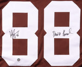 Reggie Langhorne Signed Cleveland Browns Jersey Inscribed "Dawg Pound" All World