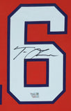 SUEDE FRAMED CLEMSON TIGERS TREVOR LAWRENCE AUTOGRAPHED JERSEY FANATICS HOLO