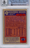 Warren Moon Autographed 1985 Topps #251 (Grade 10) Slabbed BAS 39892