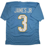 Autographed/Signed Derwin James Los Angeles Powder Blue Jersey Beckett COA