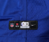 James Cook Autographed Buffalo Bills Nike Blue Game Jersey Beckett