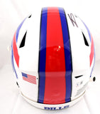 Stefon Diggs Autographed Buffalo Bills F/S Speed Flex Helmet-Beckett W Hologram