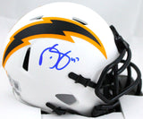 Darren Sproles Autographed Chargers Lunar Speed Mini Helmet- Beckett W Hologram