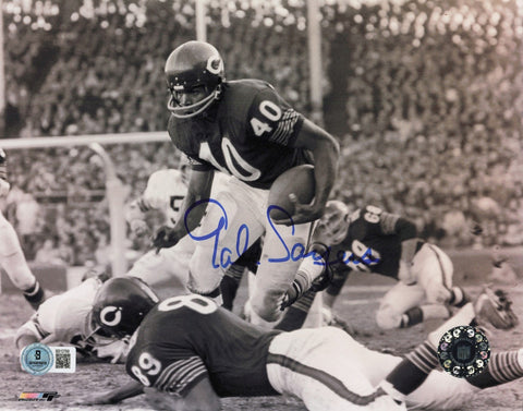 Gale Sayers Autographed Signed 8x10 Photo Chicago Bears Beckett BAS QR #BS12769