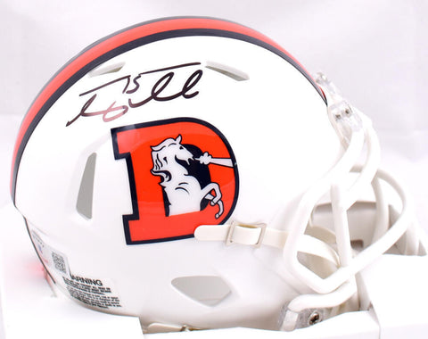 Tim Tebow Autographed Denver Broncos Alternate Speed Mini Helmet-Beckett W Holo