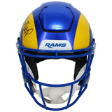 Matthew Stafford Autographed Los Angeles Rams Speedflex Authentic Helmet Beckett