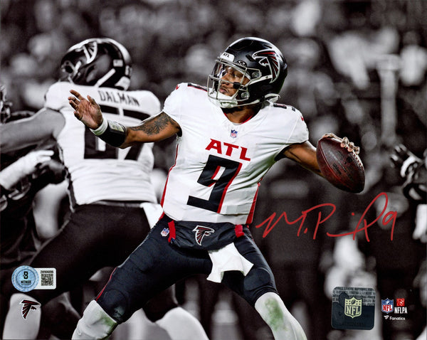 MICHAEL PENIX JR. AUTOGRAPHED 8X10 PHOTO ATLANTA FALCONS BECKETT WITNESS 242586