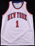 Chris Childs Signed Knicks Jersey (JSA) New York Point Guard 1994-2001