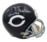 Gale Sayers & Billy Dee Williams Signed Chicago Bears Throwback Full Size Helmet