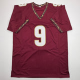 Autographed/Signed Peter Warrick Florida State FSU Maroon Jersey Beckett BAS COA