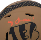 Autographed Ja'Marr Chase Bengals Mini Helmet Item#13364164 COA
