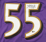 Terrell Suggs Signed Ravens Pro Cut Jersey (Beckett) Baltimore 7xPro Bowl L.B.