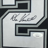 Autographed/Signed Devin Vassell San Antonio Black Basketball Jersey JSA COA