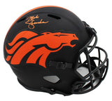 Mike Shanahan Signed Denver Broncos Speed Full Size Eclipse NFL Helmet