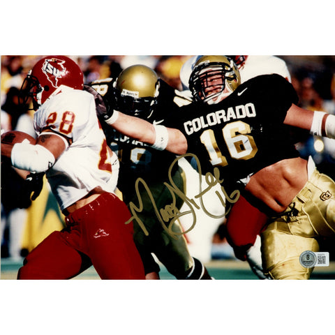 Matt Russel Autographed/Signed Colorado Buffaloes 8x12 Photo Beckett 59270