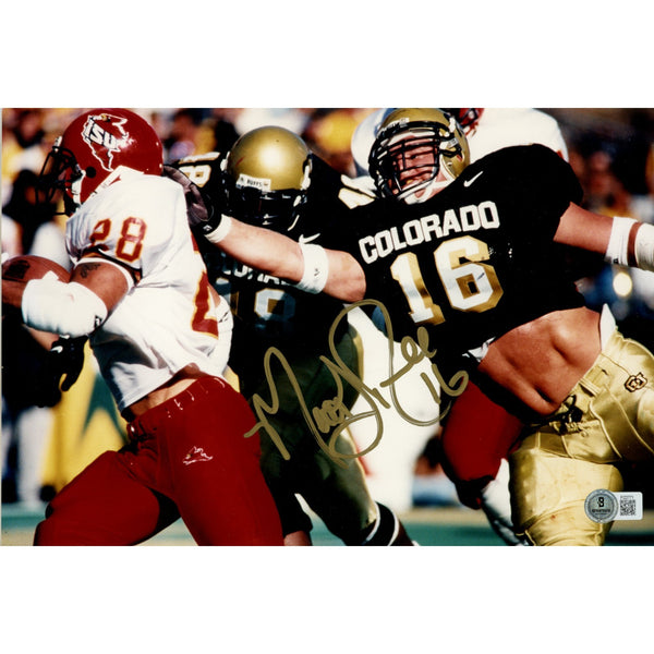 Matt Russel Autographed/Signed Colorado Buffaloes 8x12 Photo Beckett 59270