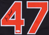 Lee Smith Signed Baltimore Orioles Jersey (JSA COA) 478 Saves 1022 games pitched