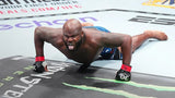 Derrick Lewis Signed Custom UFC / MMA Fight Glove (Beckett) - FREEDOM 250!