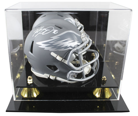 Eagles Dallas Goedert Authentic Signed Slate Speed Mini Helmet W/ Case Fanatics
