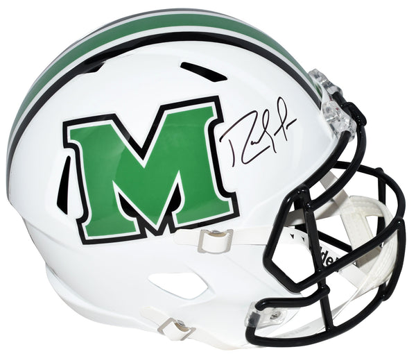 RANDY MOSS SIGNED MARSHALL THUNDERING HERD FULL SIZE SPEED HELMET BECKETT
