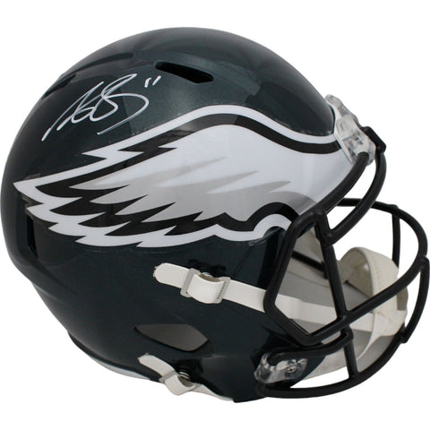 AJ Brown Signed Philadelphia Eagles F/S Helmet Beckett 44972