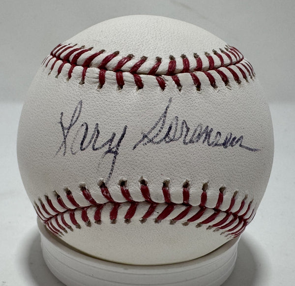 LARY SORENSON Signed Official MLB Baseball AUTO - Milwaukee Brewers MLB