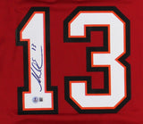 Mike Evans Signed Tampa Bay Buccaneers Nike Game Red NFL Jersey