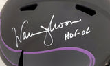 WARREN MOON AUTOGRAPHED VIKINGS ECLIPSE FULL SIZE SPEED HELMET HOF MCS 187023
