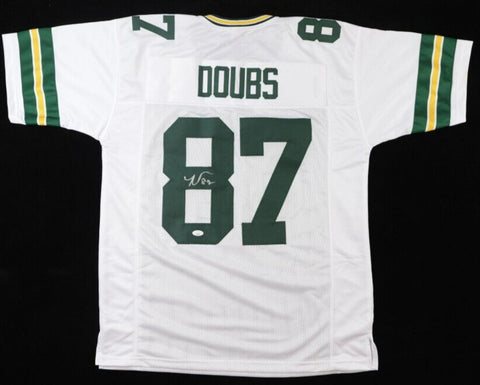 Romeo Doubs Signed Green Bay Packers Jersey (JSA COA) 2022 4th Round Pk/ Nevada