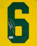 Roberto Carlos Signed Brazil Ntl. Team Jersey (Beckett) 2002 World Cup Champion