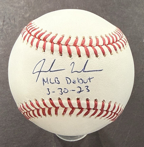 Jordan Walker Signed Official Baseball Cardinals Rookie Mlb Debut Auto Fanatics