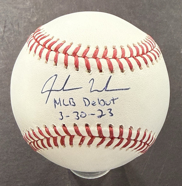 Jordan Walker Signed Official Baseball Cardinals Rookie Mlb Debut Auto Fanatics
