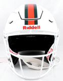 Michael Irvin Autographed Miami Hurricanes F/S SpeedFlex Helmet- Beckett W Holo
