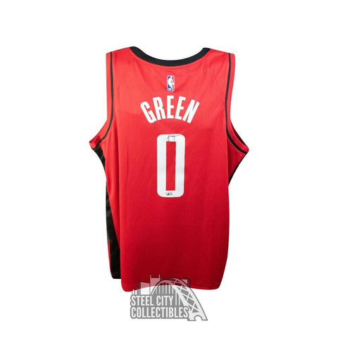 Jalen Green Autographed Houston Rockets Nike Swingman Basketball Jersey Fanatics