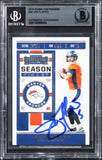 Broncos Joe Flacco Authentic Signed 2019 Panini Contenders #45 Card BAS Slabbed