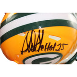 Sterling Sharpe Autographed Green Bay Packers Helmet Mini w/HOF Beckett 58526