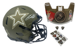 CeeDee Lamb Autographed Cowboys STS Marines Ed. Authentic Speed Helmet Fanatics