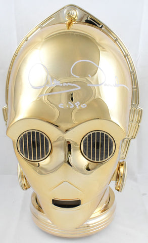 Anthony Daniels Autographed C-3PO Star Wars F/S Helmet Galactic Series-Beckett W