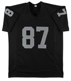 Michael Mayer Signed Las Vegas Raiders Jersey (Beckett) Ex Notre Dame Tight End