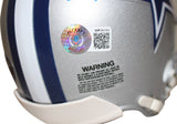 Emmitt Smith & Tony Dorsett Signed Dallas Cowboys VSR4 Mini Helmet BAS 37346