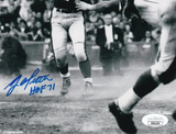 Y. A. Tittle Signed New York Giants 8x10 Photo (JSA COA) 7 TD Passes Single Game
