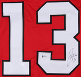 Tomas Jurco Signed Blackhawks Jersey (Beckett COA) Chicago Rookie Right Winger
