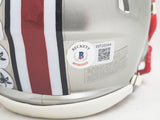 JAXON SMITH-NJIGBA AUTOGRAPHED OHIO STATE FLASH MINI HELMET BECKETT 216620