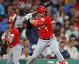 Spencer Steer Signed Cincinnati Reds Jersey (Playball Ink) 2023 Rookie Infielder